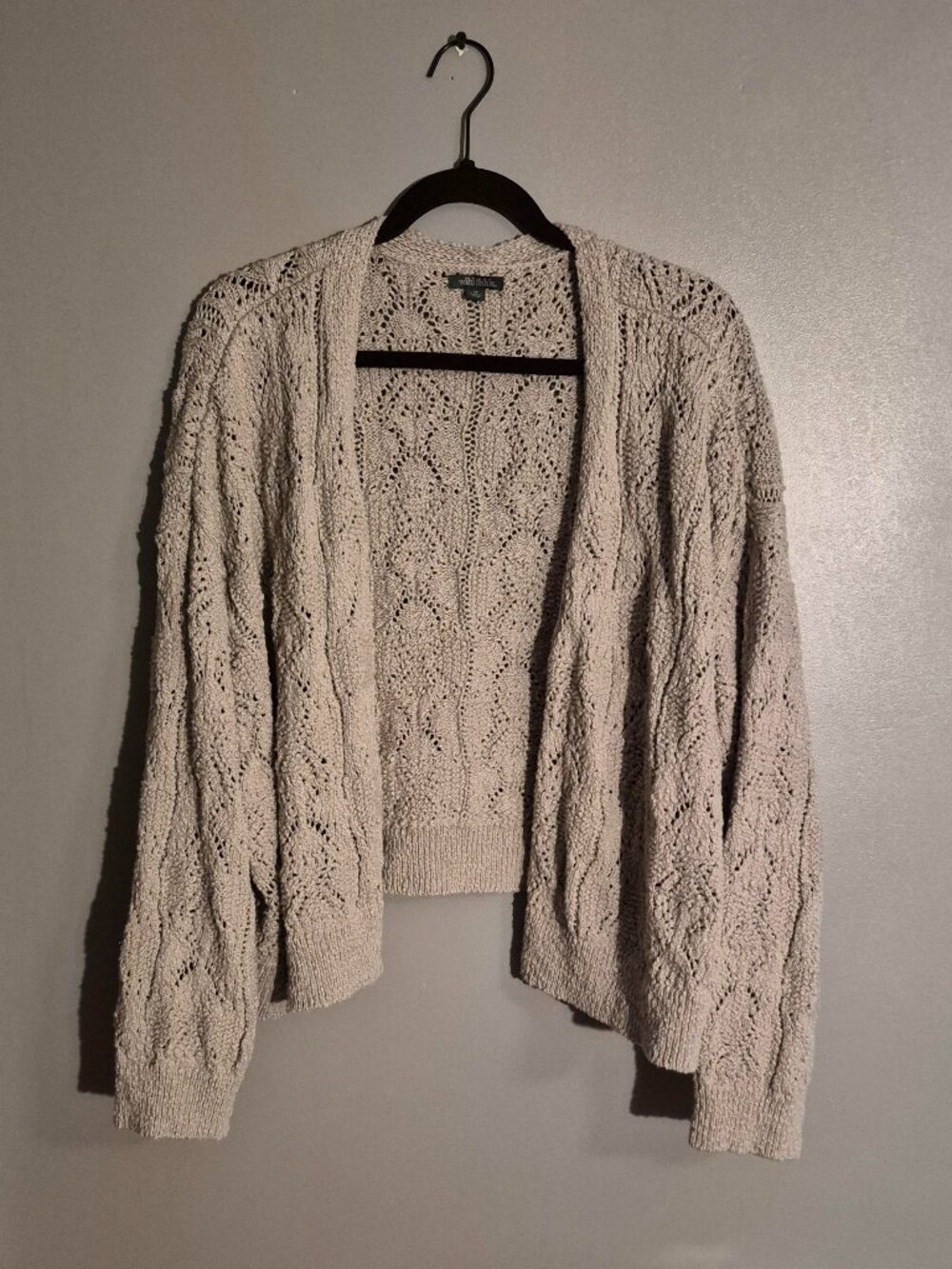 Light Grey Cropped Cardigan